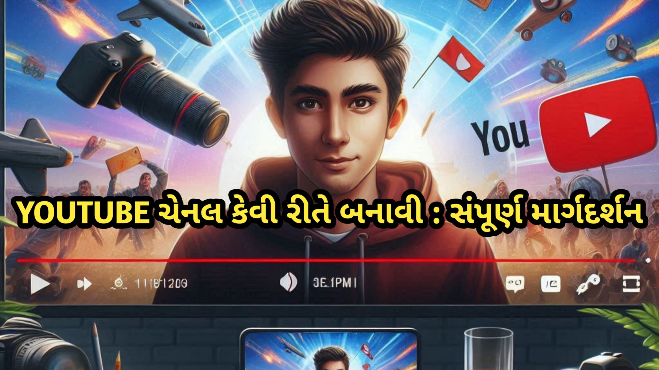You are currently viewing YouTube ચેનલ કેવી રીતે શરૂ કરવી? : સંપૂર્ણ માર્ગદર્શન