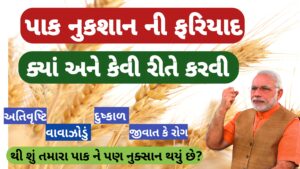 Read more about the article પાક નુકશાન ની ફરિયાદ ક્યાં અને કેવી રીતે કરવી – ખેડૂત મિત્રો માટે ઉપયોગી || pak Nuksaan Fariyaad || 2025/26