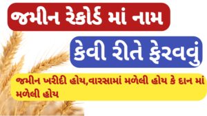 Read more about the article જમીન રેકોર્ડ માં નામ કેવી રીતે ફેરવવું ? || Mutation Entry પ્રક્રિયા || 2025/26