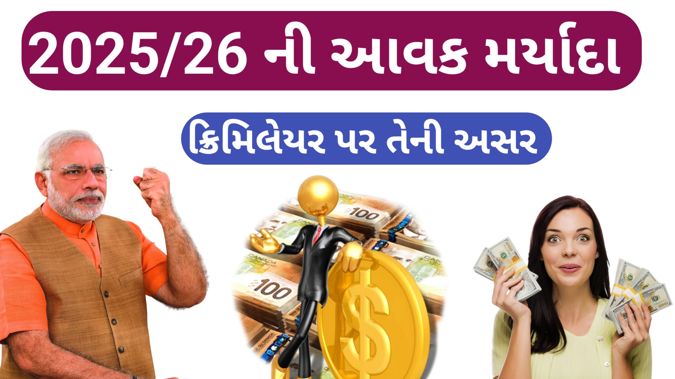 You are currently viewing 2025/26  ની નવી  આવક મર્યાદા અને ક્રિમિલેયર પર તેની અસર || Creamy layer 2025/26