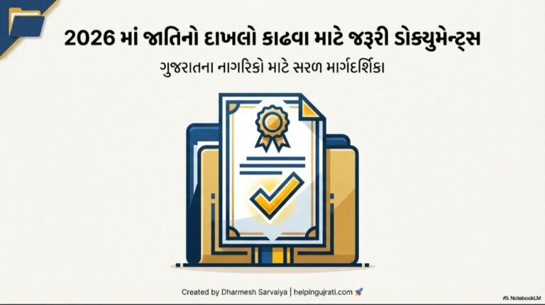 2026 માં જાતિ નો દાખલો કઢાવવા માટે જરૂરી ડોક્યુમેન્ટ || cast certificate document 2026