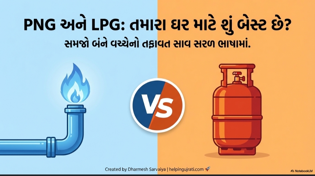 You are currently viewing PNG અને LPG ગેસ માં શું તફાવત છે ? || PNG VS LPG